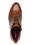 Tamaris Damen Leder Stiefelette 1-25131-43-305 Frauen Schn�rstiefel Braun