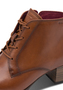 Tamaris Damen Leder Stiefelette 1-25131-43-305 Frauen Schn�rstiefel Braun