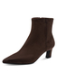 Tamaris Damen Stiefelette 1-25383-47-304 Frauen Stilettoabsatz spitz braun
