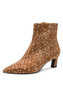 Tamaris Damen Stiefelette 1-25383-47-380 Frauen Stilettoabsatz spitz braun