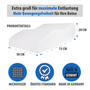 MEDIPROF Orthop�disches Venenkissen f�r schwere & geschwollene Beine - ergonomisches Beinruhekissen zur Entlastung & besseren Durchblutung (75 x 50 x 20 cm) - Made in Germany, �ko-Tex zertifiziert