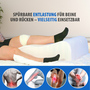 MEDIPROF Orthop�disches Venenkissen f�r schwere & geschwollene Beine - ergonomisches Beinruhekissen zur Entlastung & besseren Durchblutung (75 x 50 x 20 cm) - Made in Germany, �ko-Tex zertifiziert