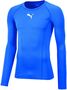 Puma LIGA Baselayer Tee LS Jr - blau