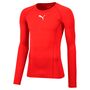 Puma LIGA Baselayer Tee LS Jr - rot
