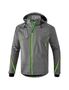 Erima Softshell Jacket Function - grey melange/green gecko
