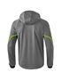 Erima Softshell Jacket Function - grey melange/green gecko