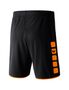 Erima Classic 5-C Shorts With Inner Slip - black/orange