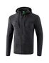 Erima Fleece Jacket - black melange 