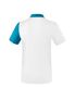 Erima 5-C Poloshirt Function - white/oriental blue/colonial blue