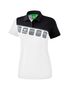 Erima 5-C Poloshirt Function - white/black/dark grey