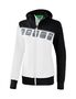 Erima 5-C Training Jacket - white/black/dark grey