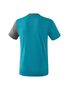 Erima 5-C T-Shirt Function - oriental blue mel./grey mel./white