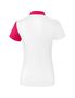 Erima 5-C Poloshirt Function - white/love rose/peach
