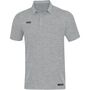 Jako Polo Premium Basics - hellgrau meliert