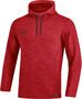 Jako Kapuzensweat Premium Basics - rot meliert