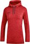 Jako Kapuzensweat Premium Basics - rot meliert