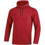 Jako Kapuzensweat Premium Basics - rot meliert