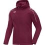 Jako Kapuzenjacke Classico - maroon