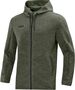 Jako Kapuzenjacke Premium Basics - khaki meliert