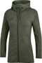 Jako Kapuzenjacke Premium Basics - khaki meliert