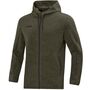 Jako Kapuzenjacke Premium Basics - khaki meliert