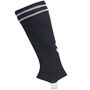 Hummel Element Football Sock Footless - black/white