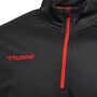 Hummel Hmlauthentic Half Zip Sweatshirt - asphalt