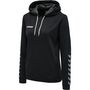 Hummel Hmlauthentic Poly Hoodie Woman - black/white