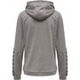 Hummel Hmlauthentic Poly Zip Hoodie Woman - grey melange