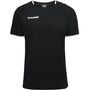 Hummel Hmlauthentic Kids Training Tee - black/white
