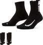Nike Multiplier Running Ankle Socken (2 Pair)
