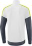 Erima Squad Training Jacket - white/slate grey/bio lime