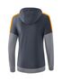 Erima Squad Hoody - slate grey/monument grey/new orange