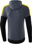 Erima Squad Hoody - slate grey/black/yellow