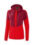 Erima Squad Training Jacket With Hood - bordeaux/red