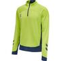 Hummel Hmllead Half Zip - lime punch