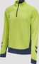 Hummel Hmllead Half Zip - lime punch