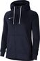 Nike Park Fu�ball-Hoodie Kapuze aus Fleece mit durchgehendem Rei�verschluss f�r Damen