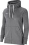 Nike Park Fu�ball-Hoodie Kapuze aus Fleece mit durchgehendem Rei�verschluss f�r Damen