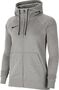 Nike Park Fu�ball-Hoodie Kapuze aus Fleece mit durchgehendem Rei�verschluss f�r Damen