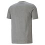 Puma ESS+ Embroidery Logo Tee-Medium Gray Heather