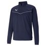 Puma teamRISE 1/4 Zip Top - blau