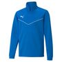 Puma teamRISE 1/4 Zip Top Jr - blau