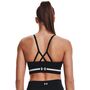 Under Armour Ua Seamless Low Long Bra - black