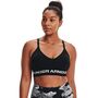 Under Armour Ua Seamless Low Long Bra - black