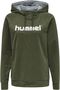 Hummel Hmlgo Cotton Logo Hoodie Woman - grape leaf