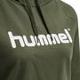 Hummel Hmlgo Cotton Logo Hoodie Woman - grape leaf