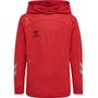 Hummel Hmllead Poly Hoodie Kids - true red