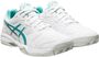 Asics Gel-Dedicate 6 Clay - white/techno cyan