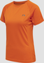 newline Women Core Running T-Shirt S/S - orange tiger